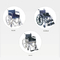 إقتصاد يدوي / الفولاذ السهل / كرسي عجلات الألومنيوم WL905 ، WL993LB ، WL601 المزود